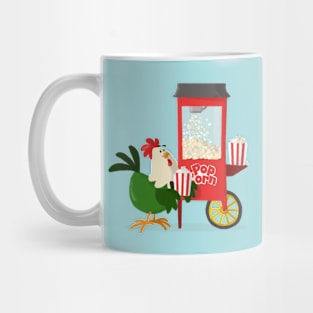 rooster popcorn Mug